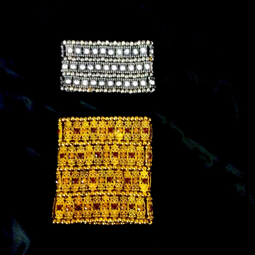 Two cuff bracelets